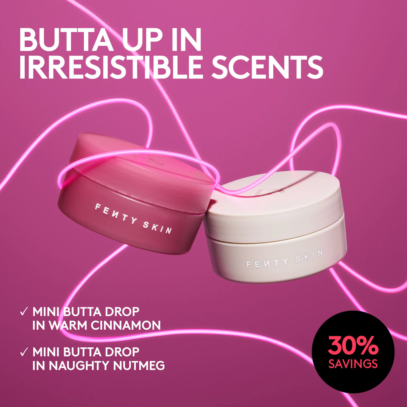 Pre Venta: Fenty Beauty by Rihanna | Lil Butta Dropz Mini Whipped Oil Body Cream Duo