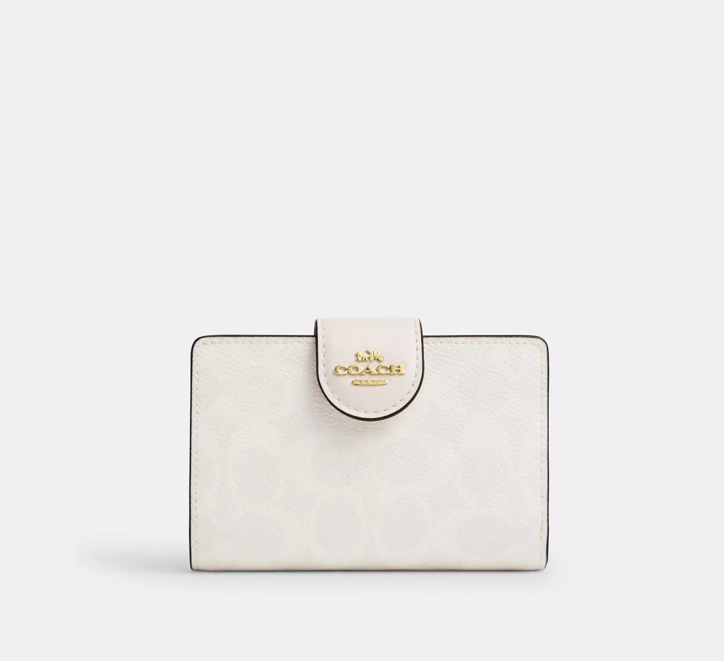 Pre Venta: C0ach | Medium Corner Zip Wallet In Signature Canvas