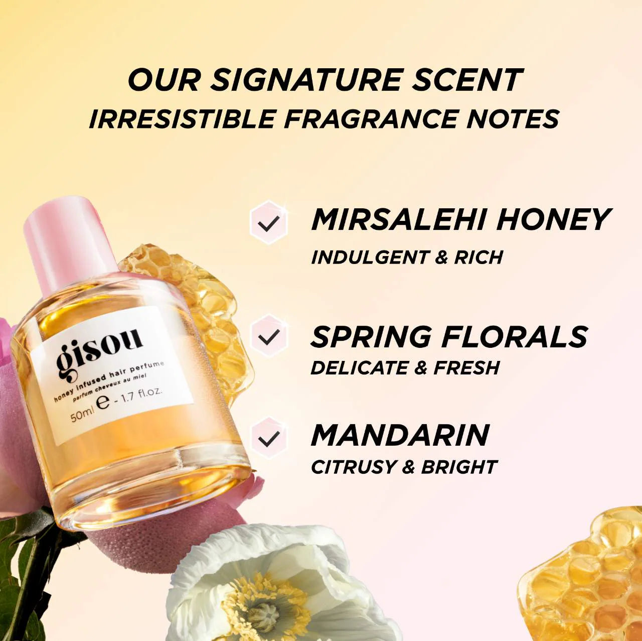 Pre Venta: Gisou | Wildflower Honey Infused Hair Perfume