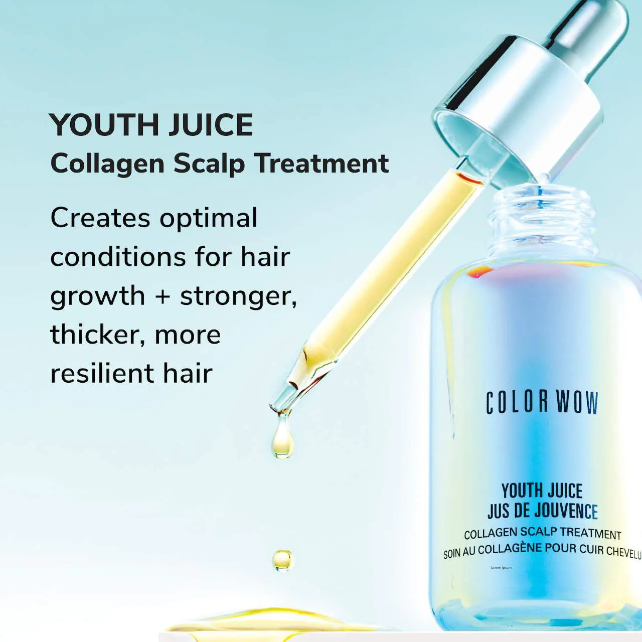 Pre Venta: Color Wow | Youth Juice Collagen Scalp Serum for Thinning Hair