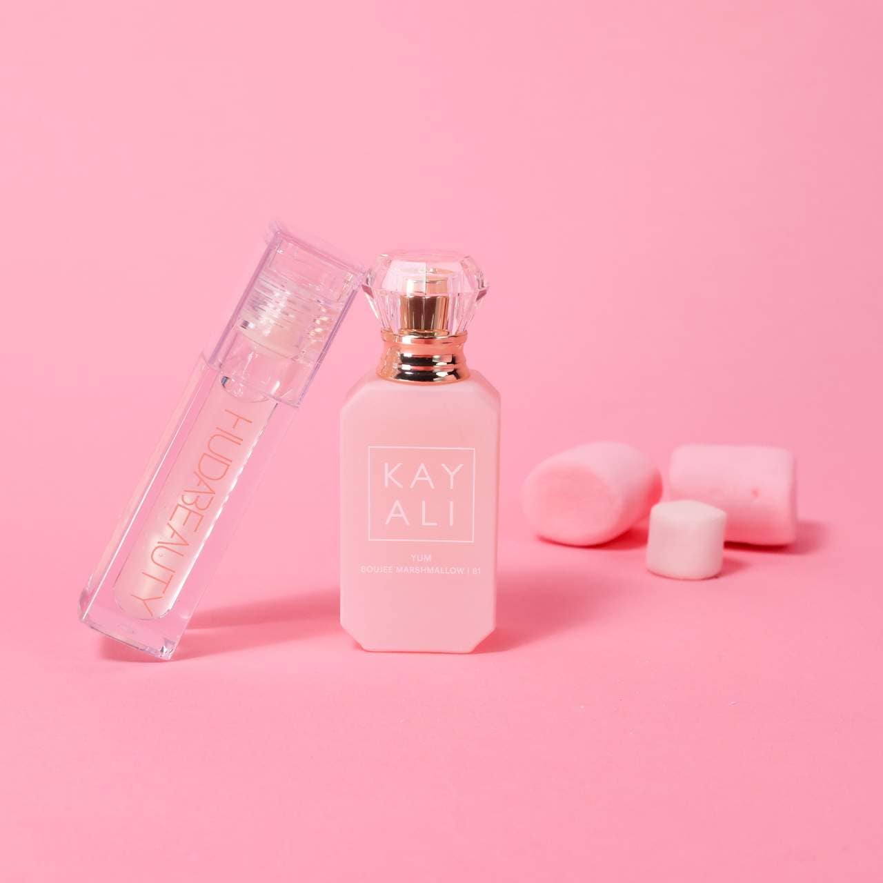 Pre Venta: Kayali | YUMMY KISS SET - Yum Marshmallow + Faux Filler Gloss Glassy