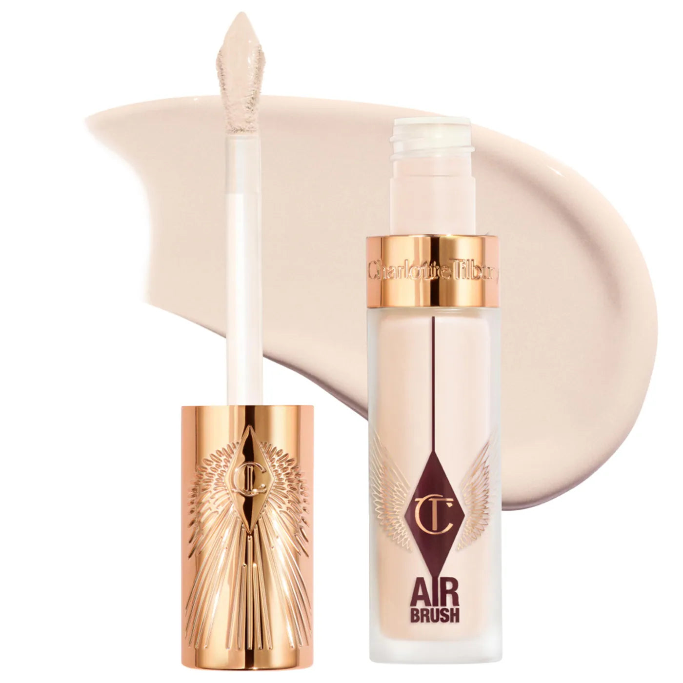Pre Venta: Charlotte Tilbury | Airbrush Flawless Crease-Proof Long-Wear Blur Concealer with Hyaluronic Acid