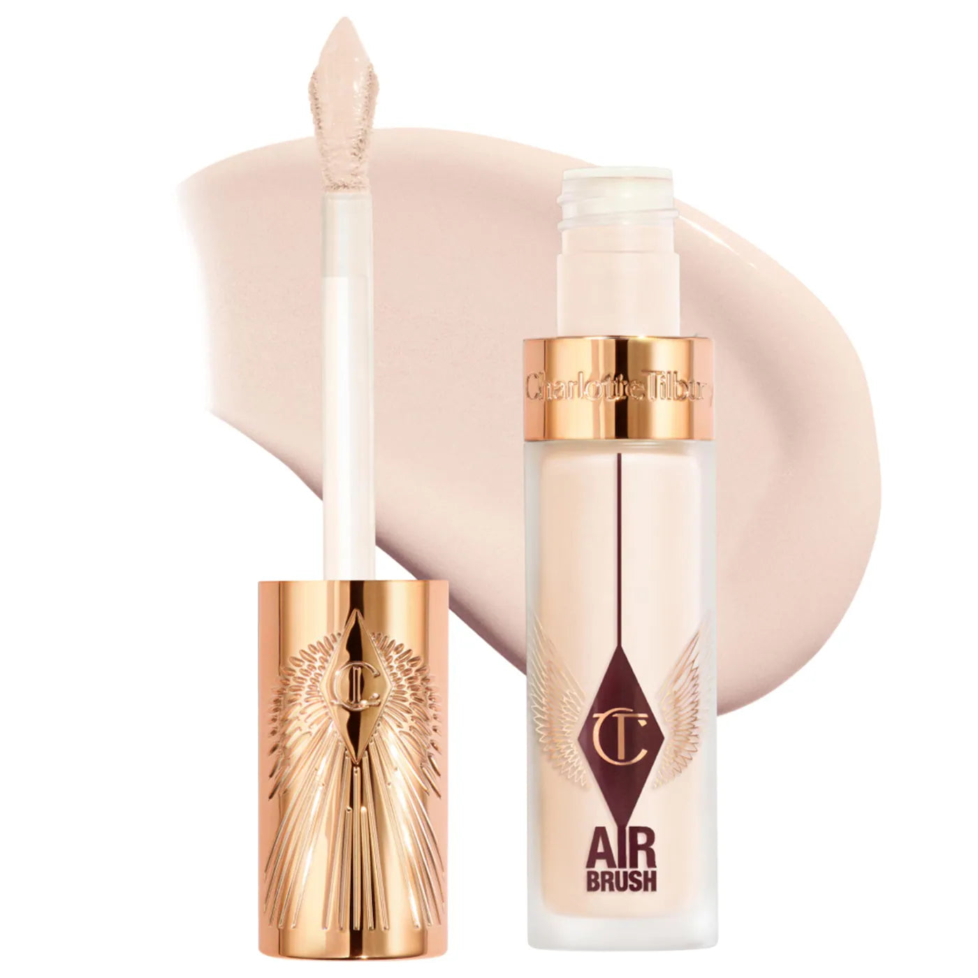 Pre Venta: Charlotte Tilbury | Airbrush Flawless Crease-Proof Long-Wear Blur Concealer with Hyaluronic Acid
