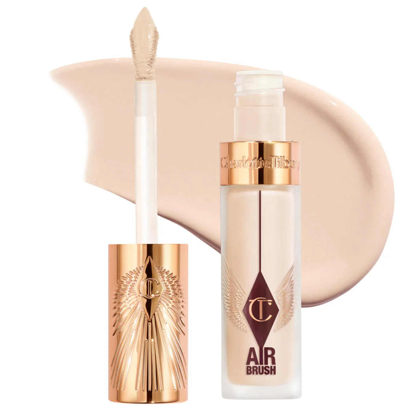 Pre Venta: Charlotte Tilbury | Airbrush Flawless Crease-Proof Long-Wear Blur Concealer with Hyaluronic Acid