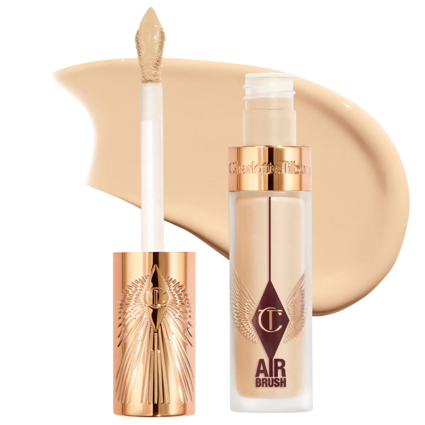 Pre Venta: Charlotte Tilbury | Airbrush Flawless Crease-Proof Long-Wear Blur Concealer with Hyaluronic Acid