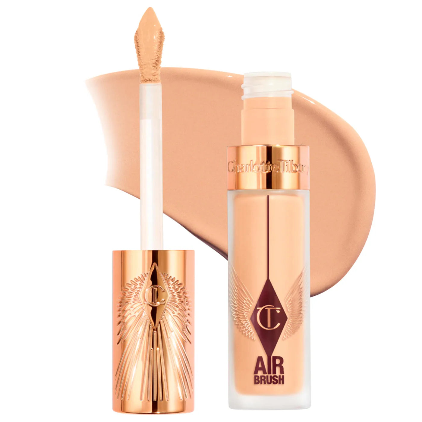 Pre Venta: Charlotte Tilbury | Airbrush Flawless Crease-Proof Long-Wear Blur Concealer with Hyaluronic Acid