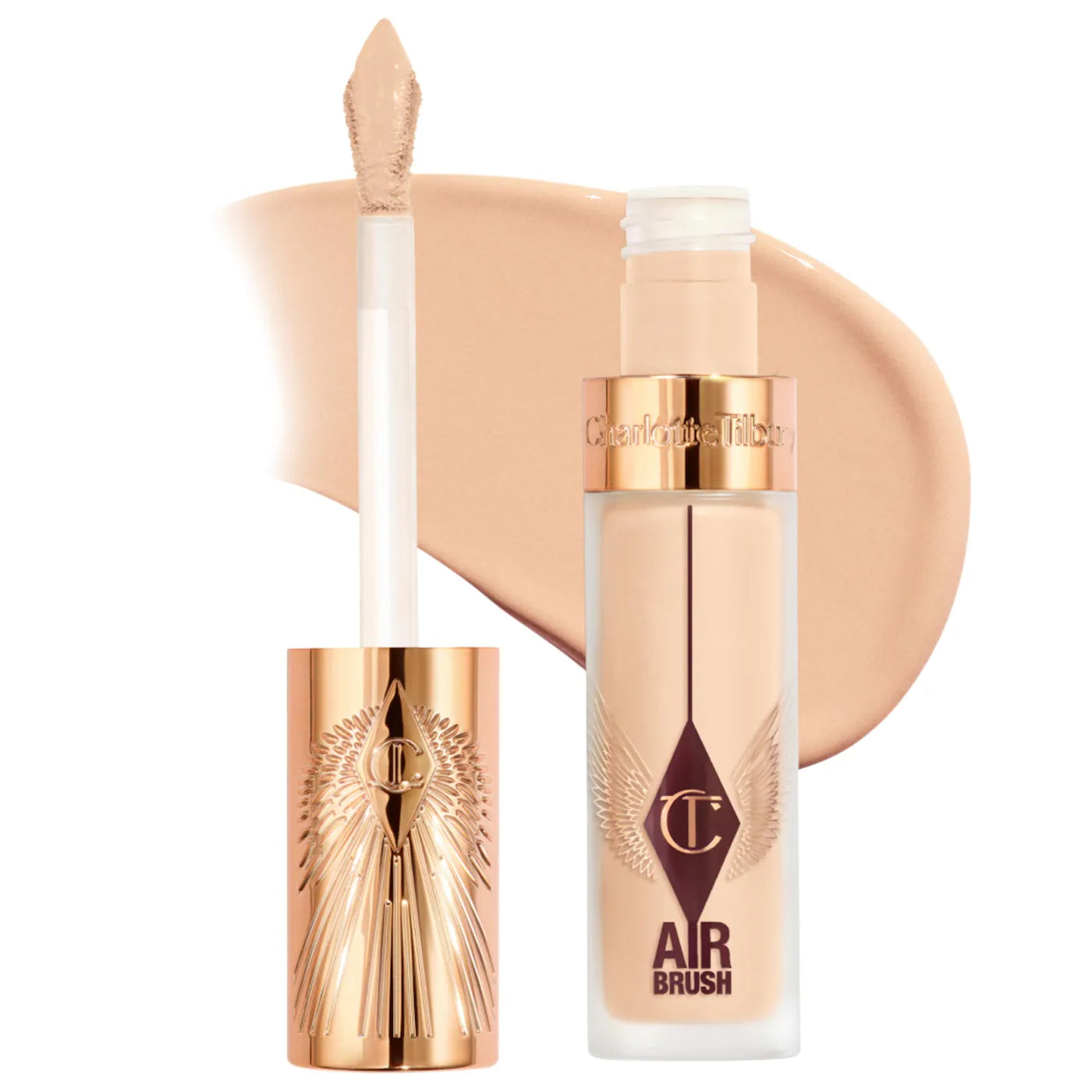 Pre Venta: Charlotte Tilbury | Airbrush Flawless Crease-Proof Long-Wear Blur Concealer with Hyaluronic Acid