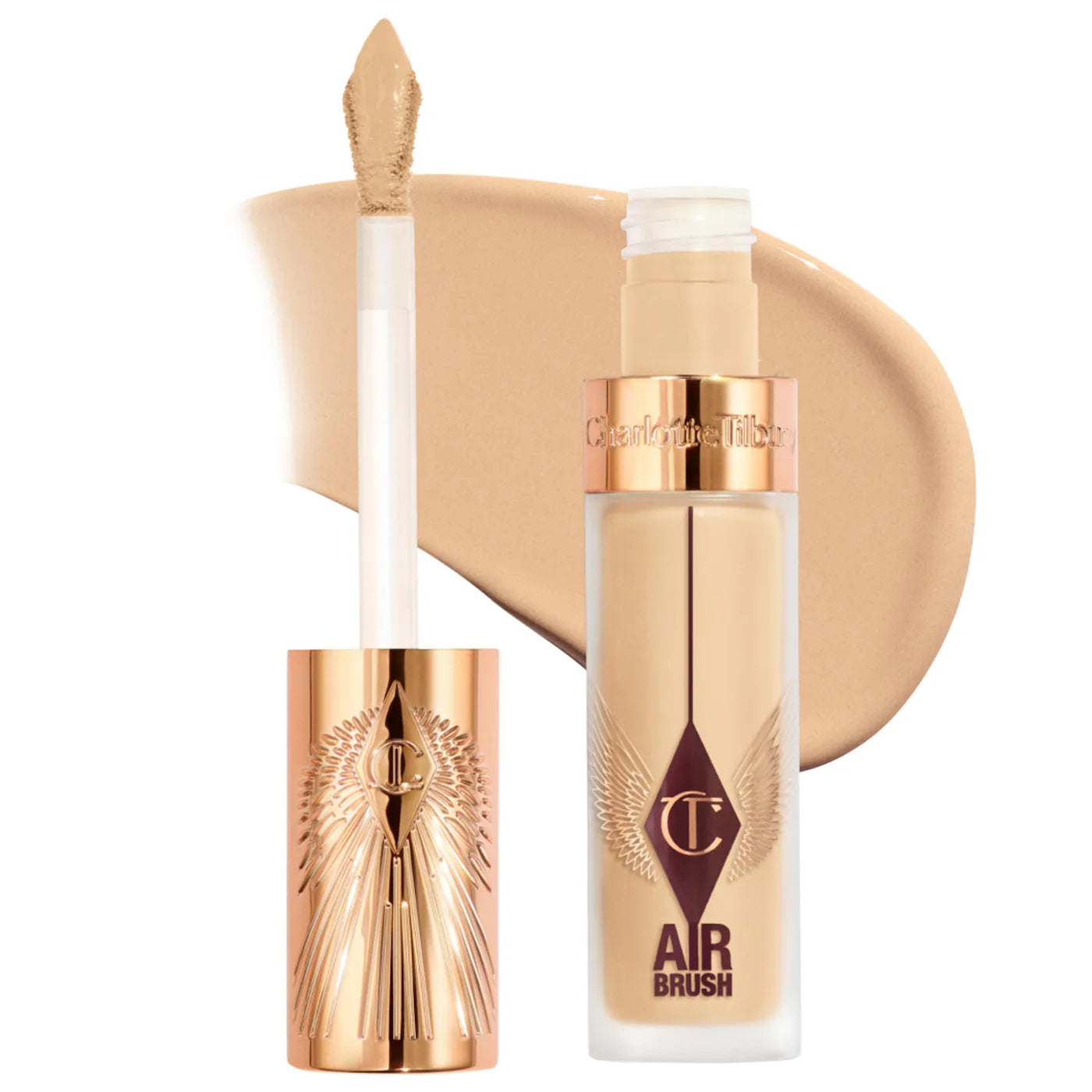 Pre Venta: Charlotte Tilbury | Airbrush Flawless Crease-Proof Long-Wear Blur Concealer with Hyaluronic Acid