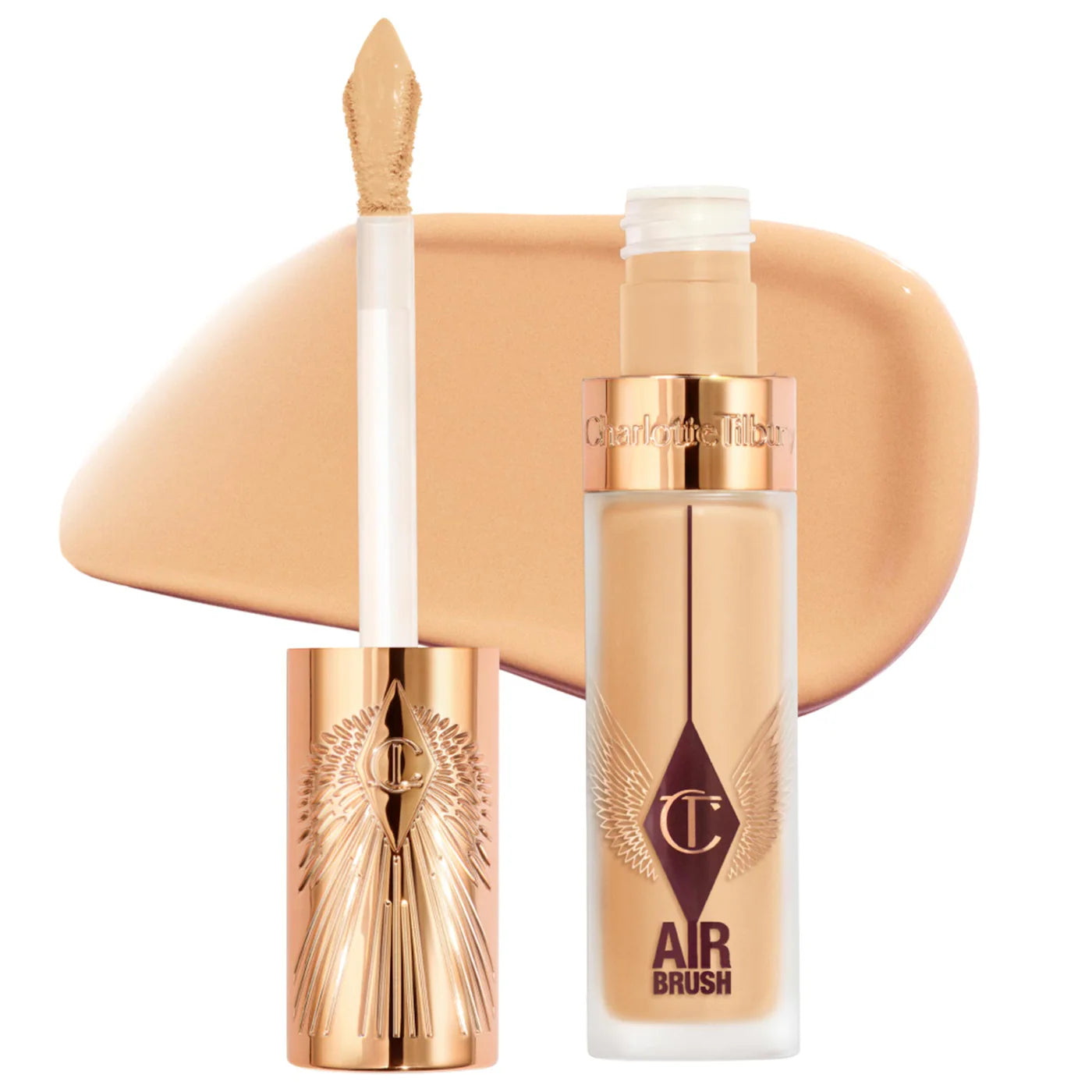 Pre Venta: Charlotte Tilbury | Airbrush Flawless Crease-Proof Long-Wear Blur Concealer with Hyaluronic Acid