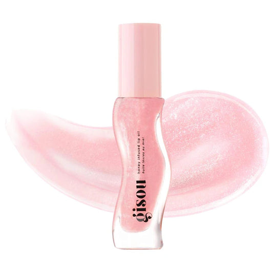 Pre Venta: Gisou | Honey Infused Hydrating Lip Oil | Watermelon Sugar | Clear Pink Shimmer
