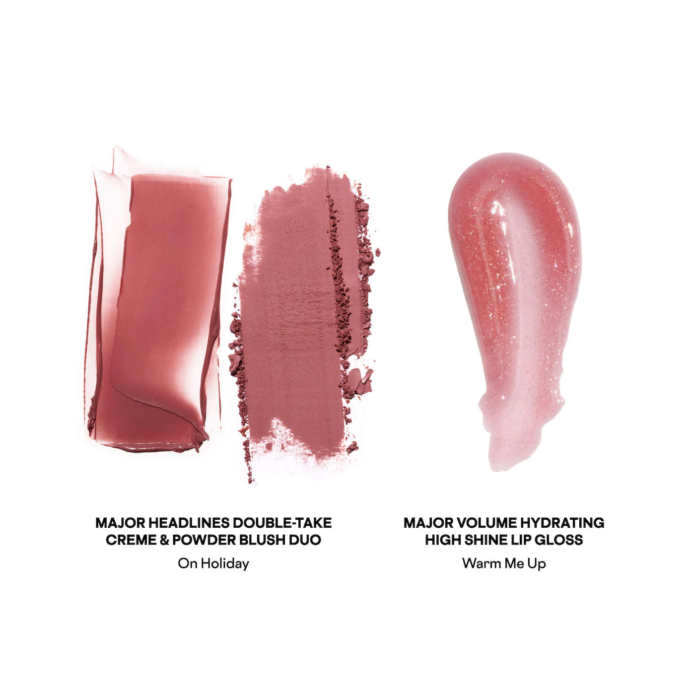Pre Venta: Patrick Ta: Patrick's Glow and Gloss Set: Major Headlines Blush Duo and Plumping Lip Gloss Makeup Gift Set