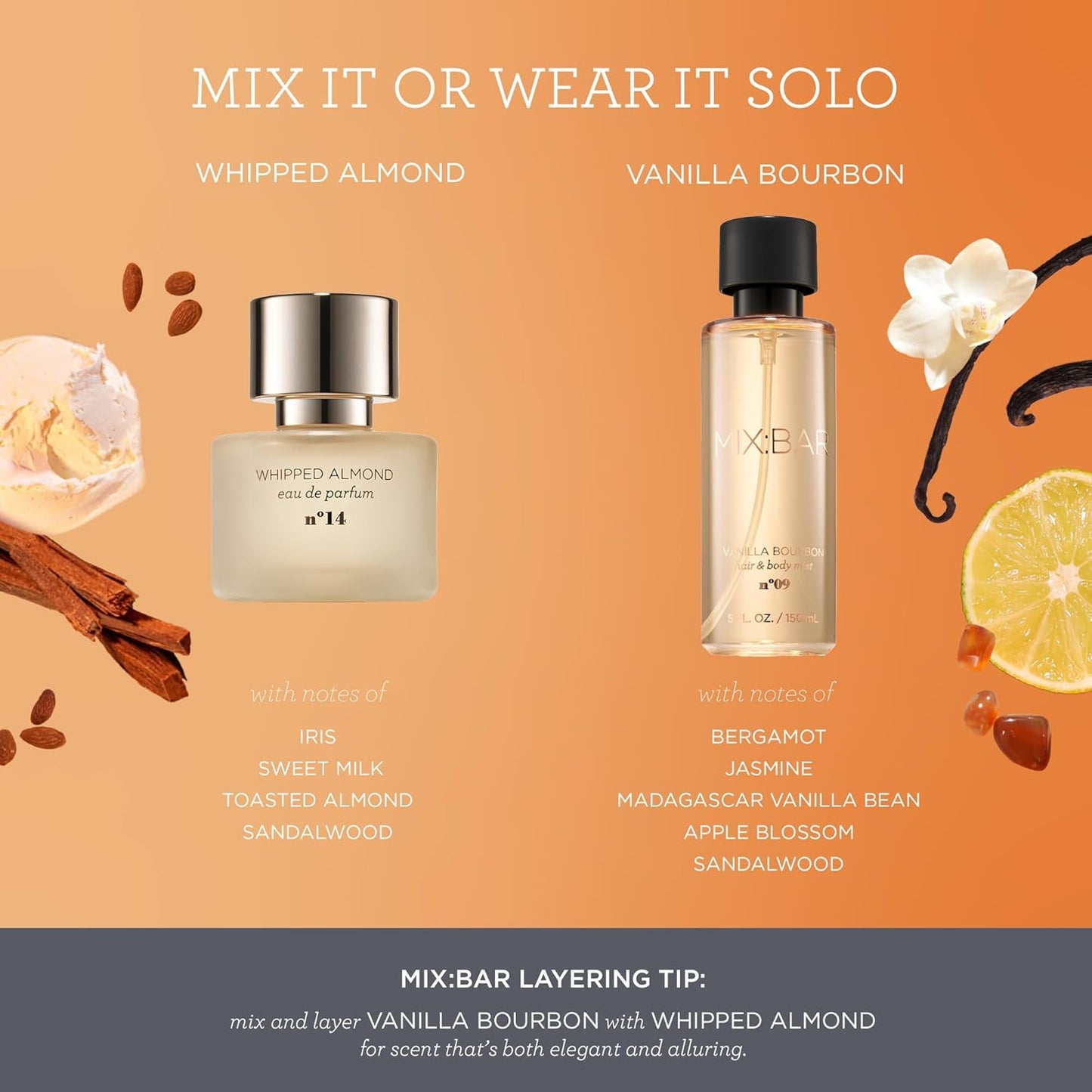 Pre Venta: Mix:Bar | Eau de Parfum Spray | Whipped Almond 50 ML.