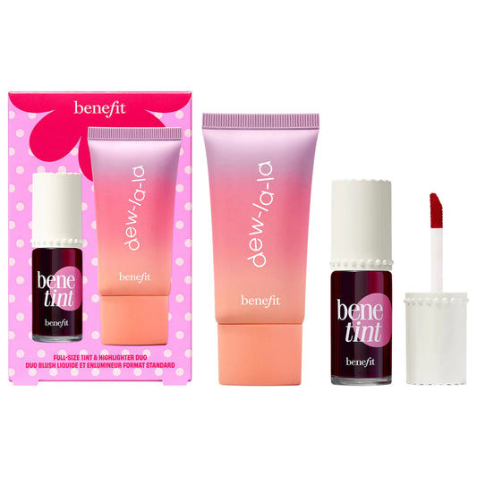 Pre Venta: Benefit Cosmetics | Benetint & Dew La La Liquid Highlighter Gift Set