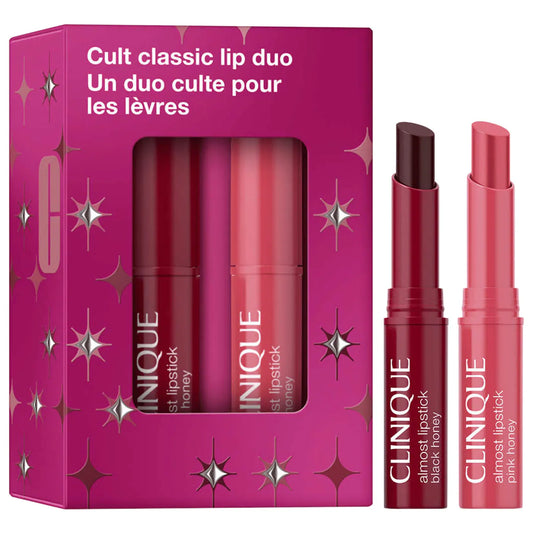 Pre Venta: Clinique | Mini Cult Classic Pink & Black Honey Lip Gift Set
