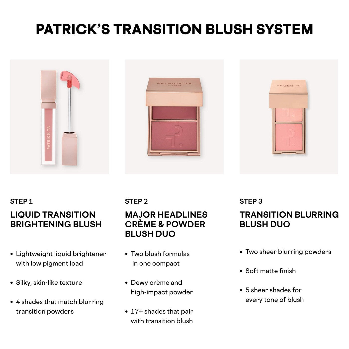 Pre Venta: Patrick Ta | Liquid Transition Brightening Blush
