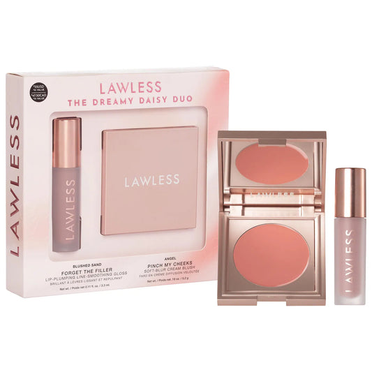 Pre Venta: Lawless | The Dreamy Daisy Lip-Plumping Gloss and Cream Blush Set
