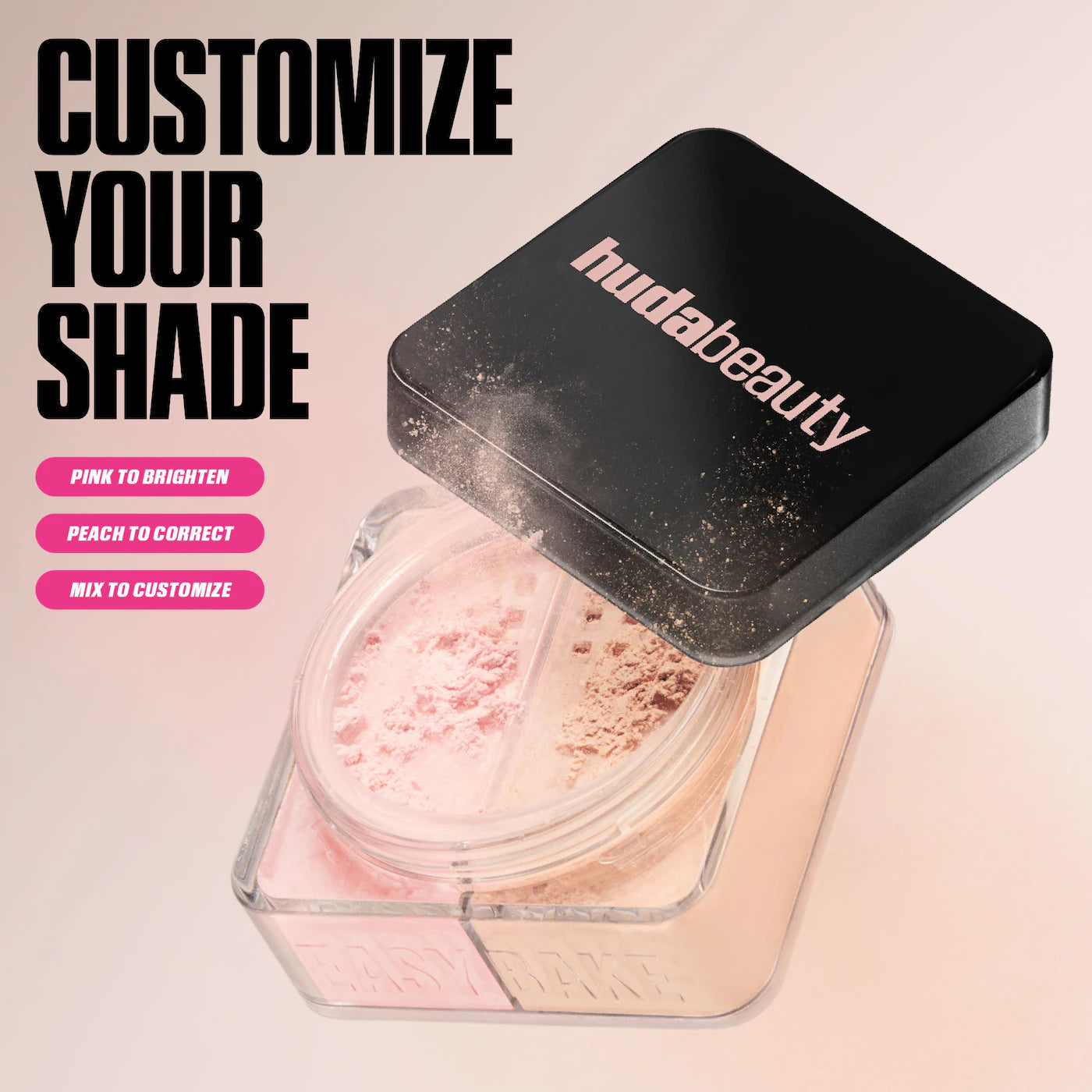 Pre Venta: Huda Beauty | Easy Bake Loose Powder Brightening + Correcting Duo