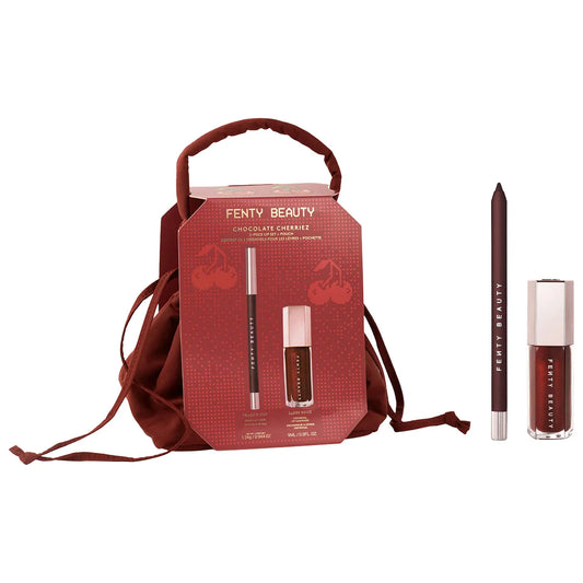 Pre Venta: Fenty Beauty by Rihanna | Chocolate Cherriez 2-Piece Lip Set + Pouch