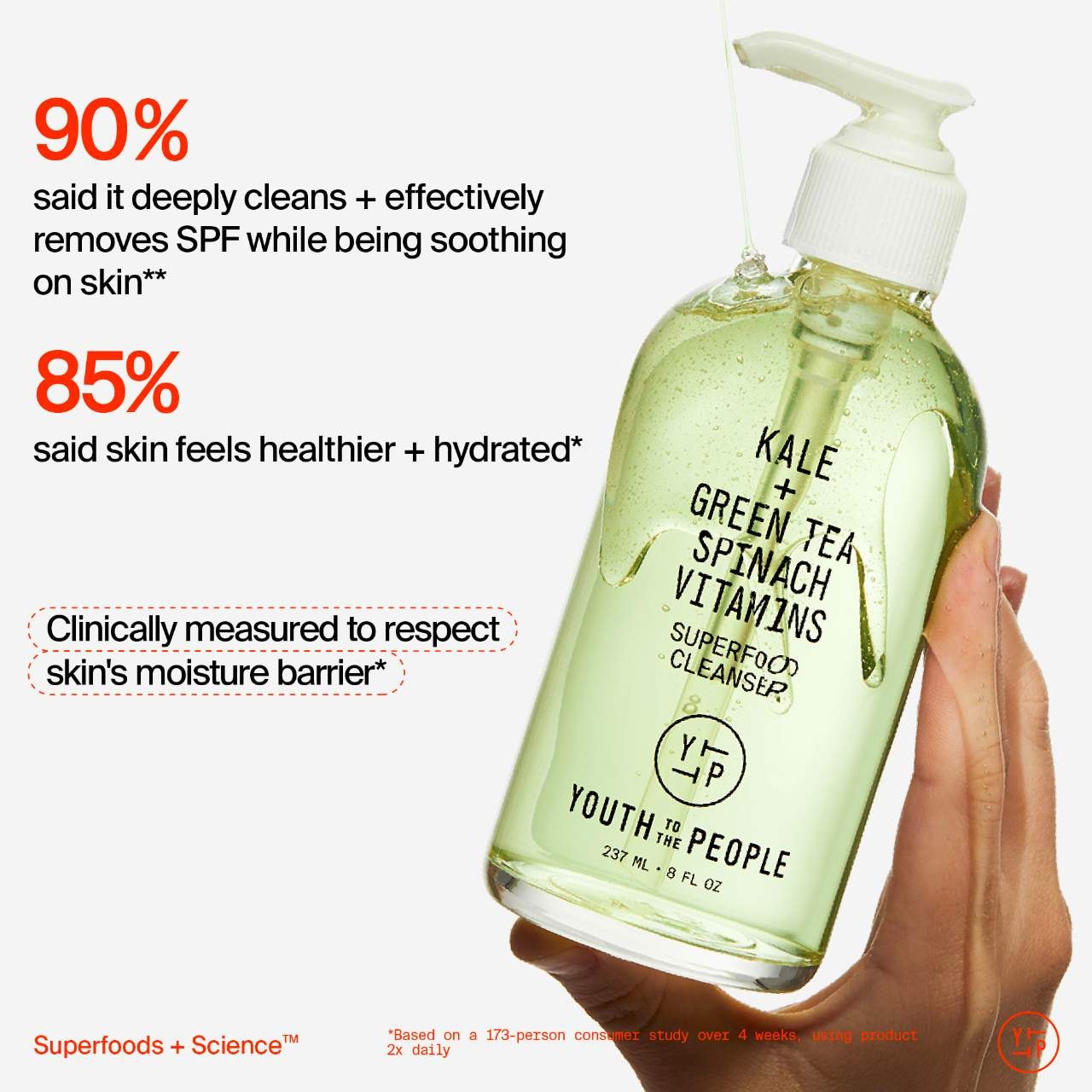 Pre Venta: Youth To The People | Superfood Gentle Antioxidant Refillable Cleanser