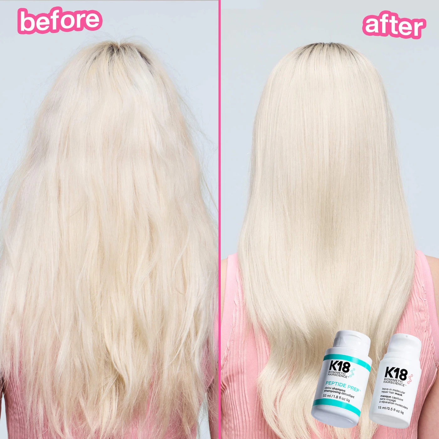 Pre Venta: K18 Biomimetic Hairscience | Damaged Hair Rescue Minis Gift Set