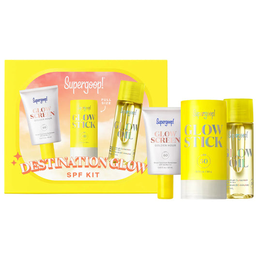Pre Venta: Supergoop! | Destination Glow SPF Kit