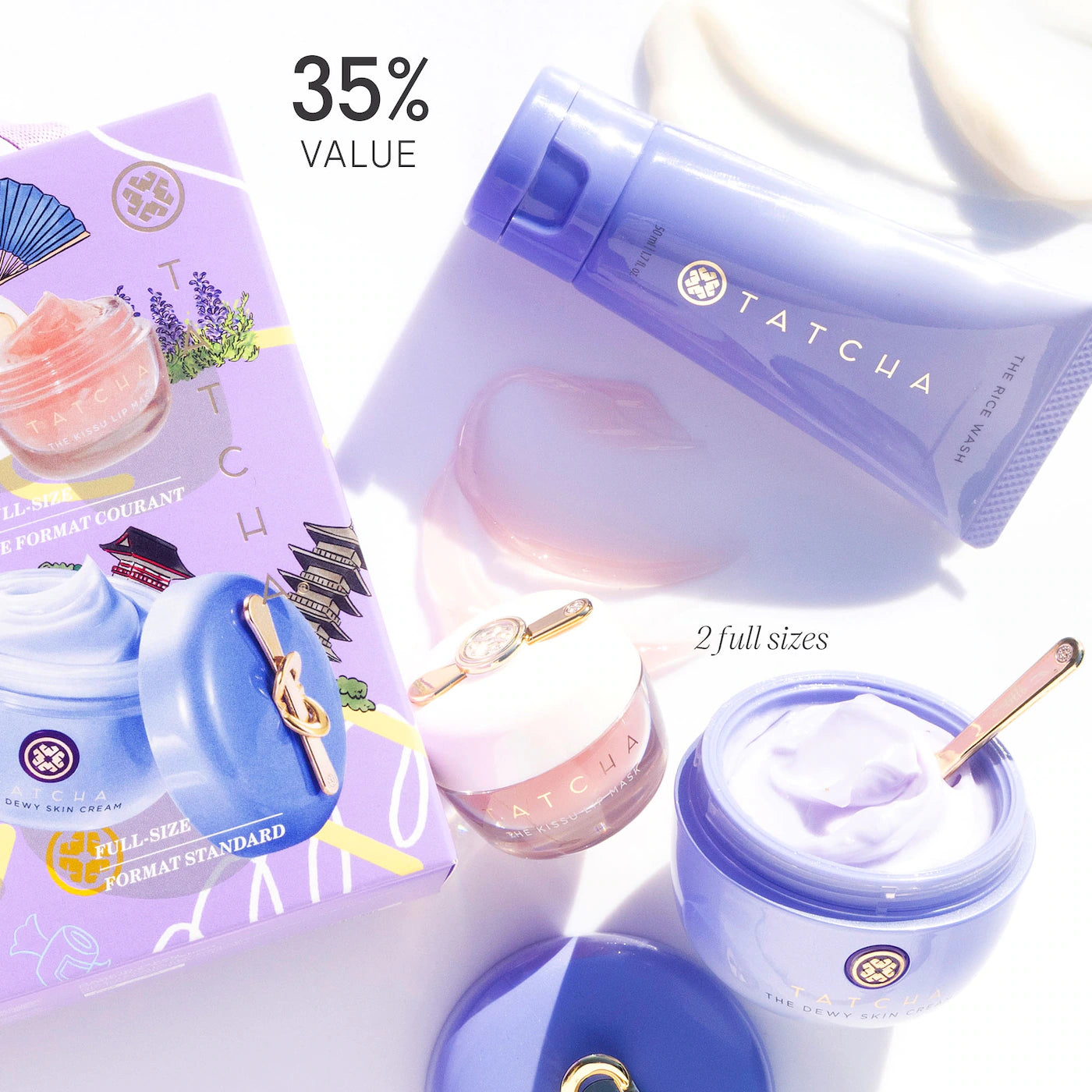 Pre Venta: Tatcha | Dewy Skin, Plump Lips Set