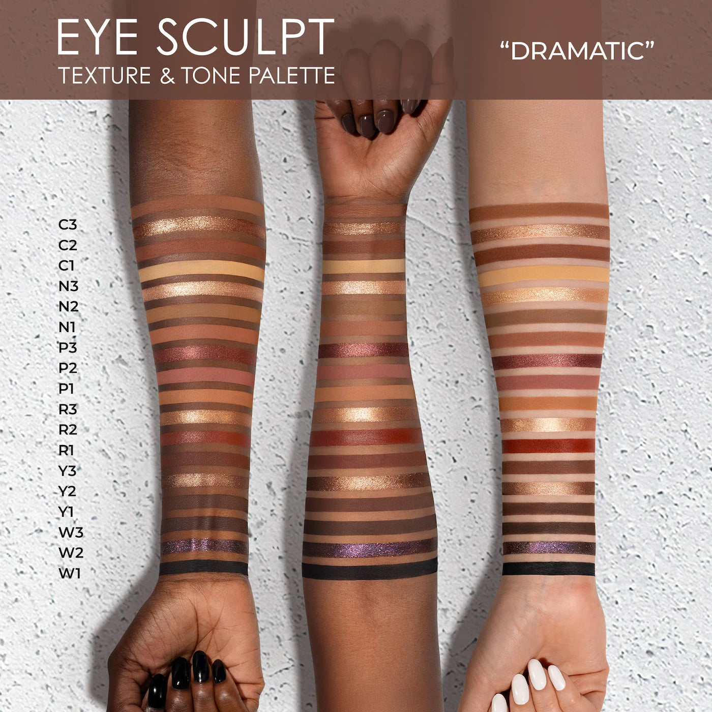 Pre Venta: Natasha Denona | Eye Sculpt Texture & Tone Eyeshadow Palette | Dramatic