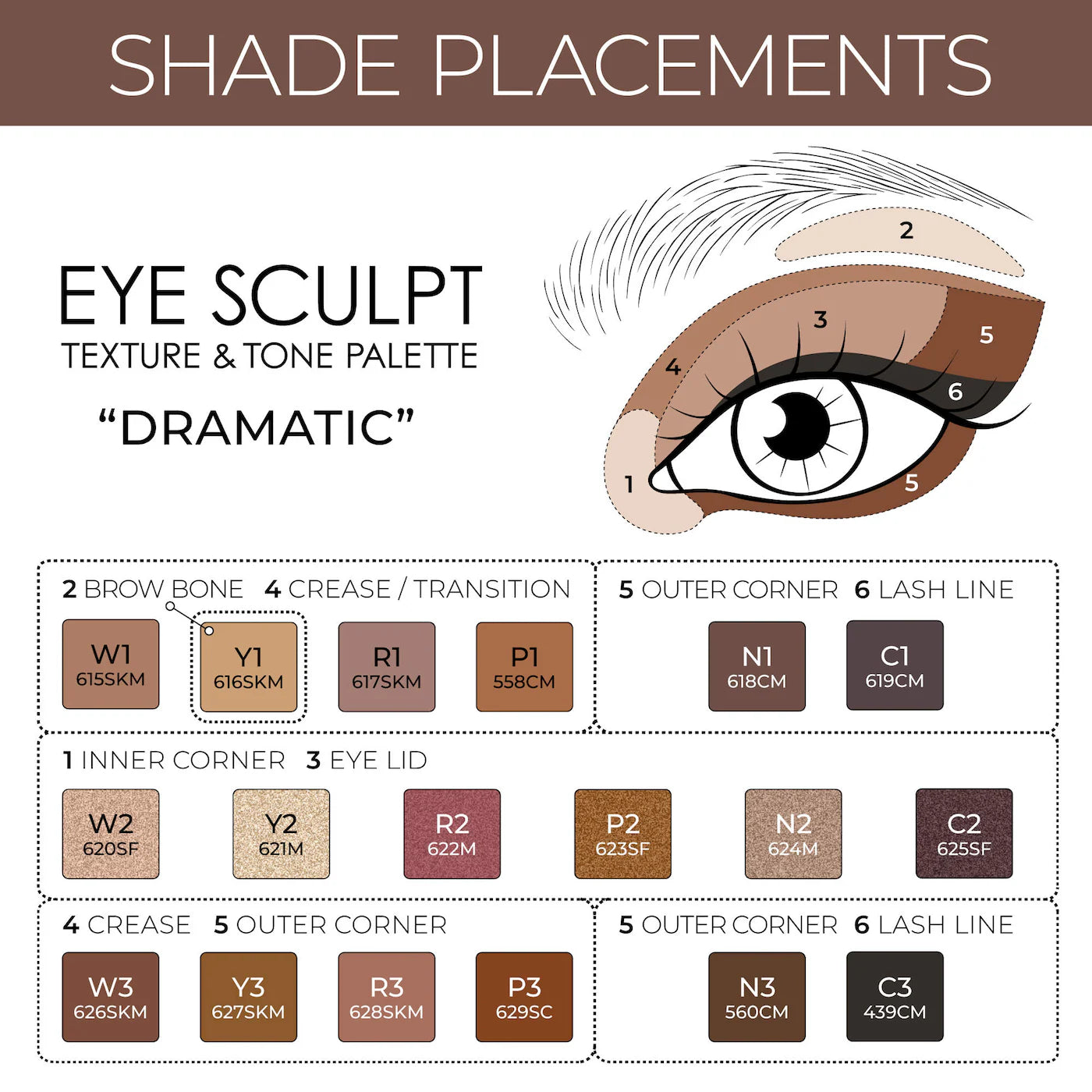 Pre Venta: Natasha Denona | Eye Sculpt Texture & Tone Eyeshadow Palette | Dramatic