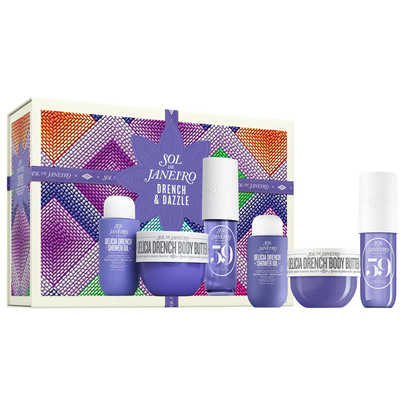 Pre Venta: Sol De Janeiro | Drench & Dazzle Delícia Drench Body Routine Gift Set