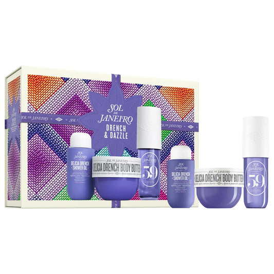 Pre Venta: Sol De Janeiro | Drench & Dazzle Delícia Drench Body Routine Gift Set