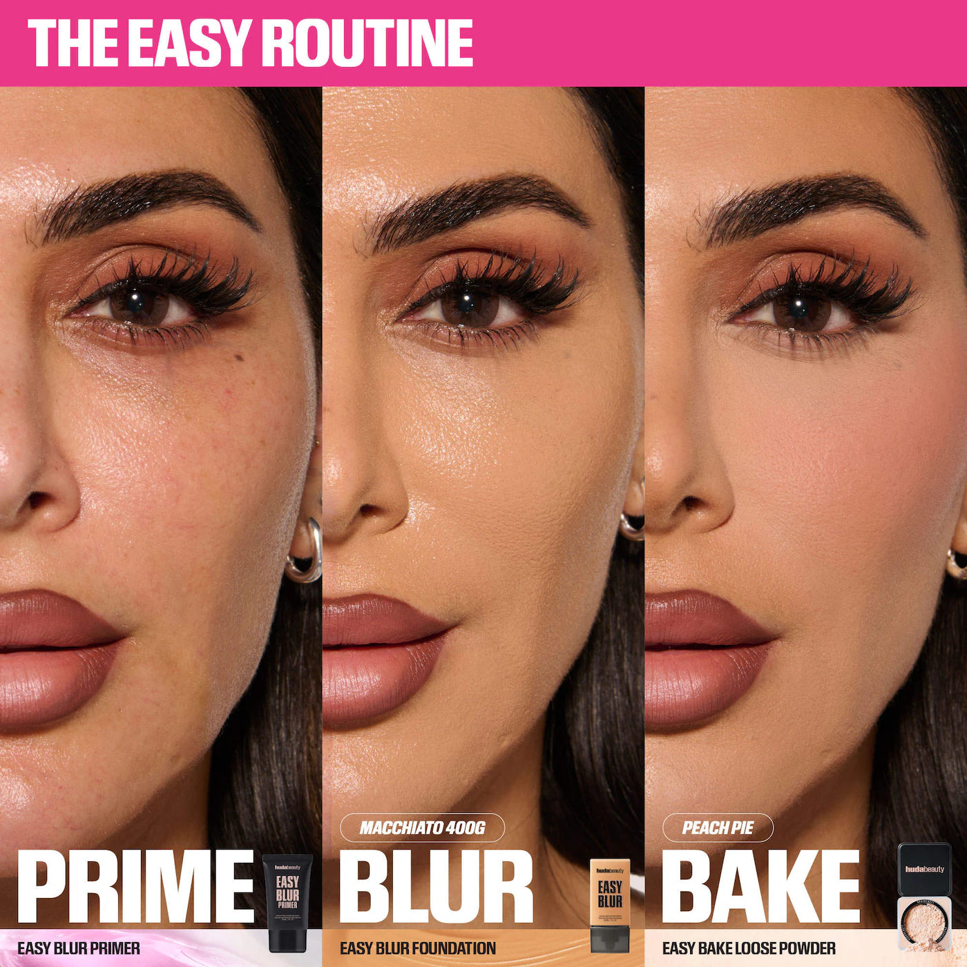 Pre Venta: Huda Beauty | Easy Bake Loose Powder Brightening + Correcting Duo