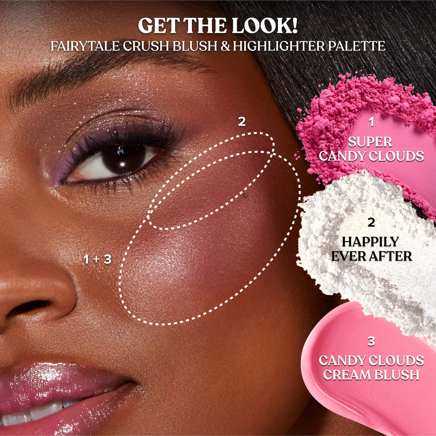 Pre  Venta: Too Faced | Fairytale Crush Blush & Highlighter Palette Makeup Set