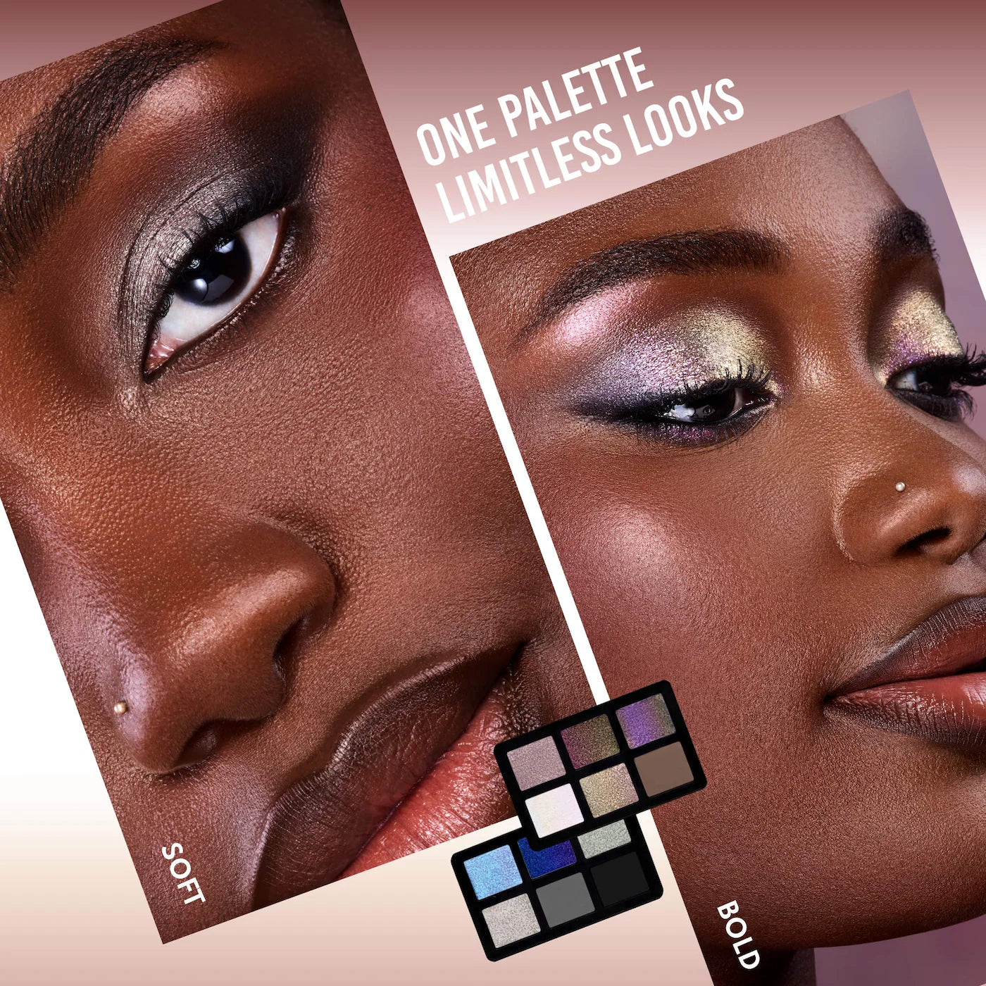 Pre Venta: Danessa Myricks Beauty | LIGHTWORK VII The Freedom Makeup Palette: Magnetic, Customizable, Stackable Palette with Illuminating Pigments for Eyes, Face & Lips