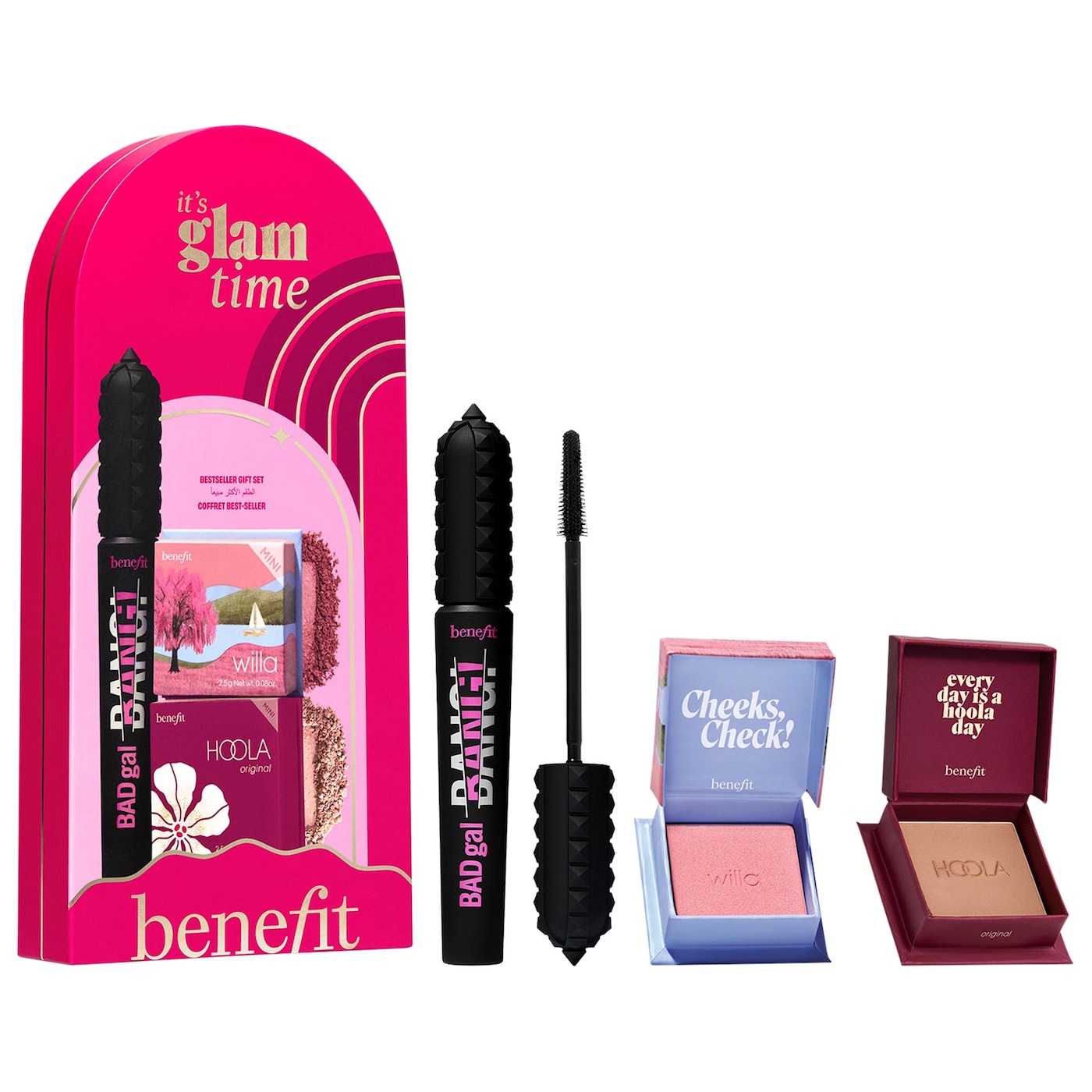 Pre Venta: Benefit Cosmetics | It's Glam Time Trio Makeup Gift Set