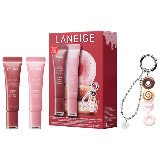 Pre Venta: Laneige | Glaze Craze Donut Delight Hydrating Tinted Lip Serum Duo