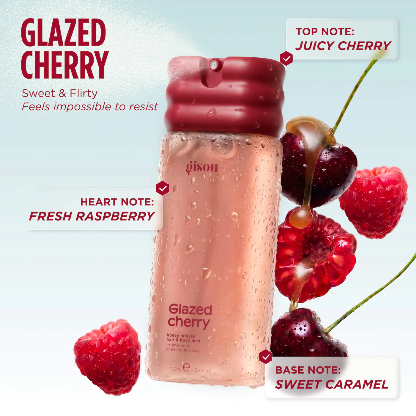 Giosu | Glazed Cherry Honey Infused Hair & Body Mist