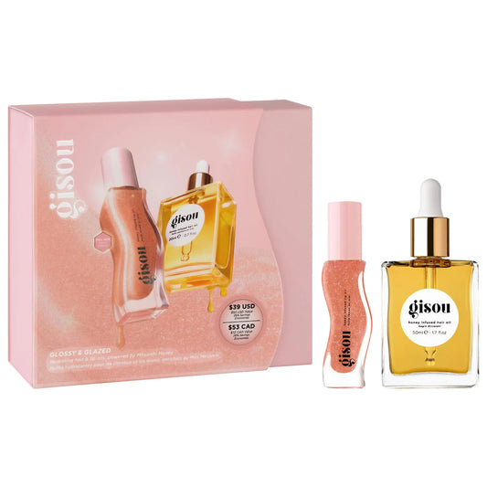 Pre Venta: Gisou | Glossy & Glazed Hair & Lip Oil Gift Set