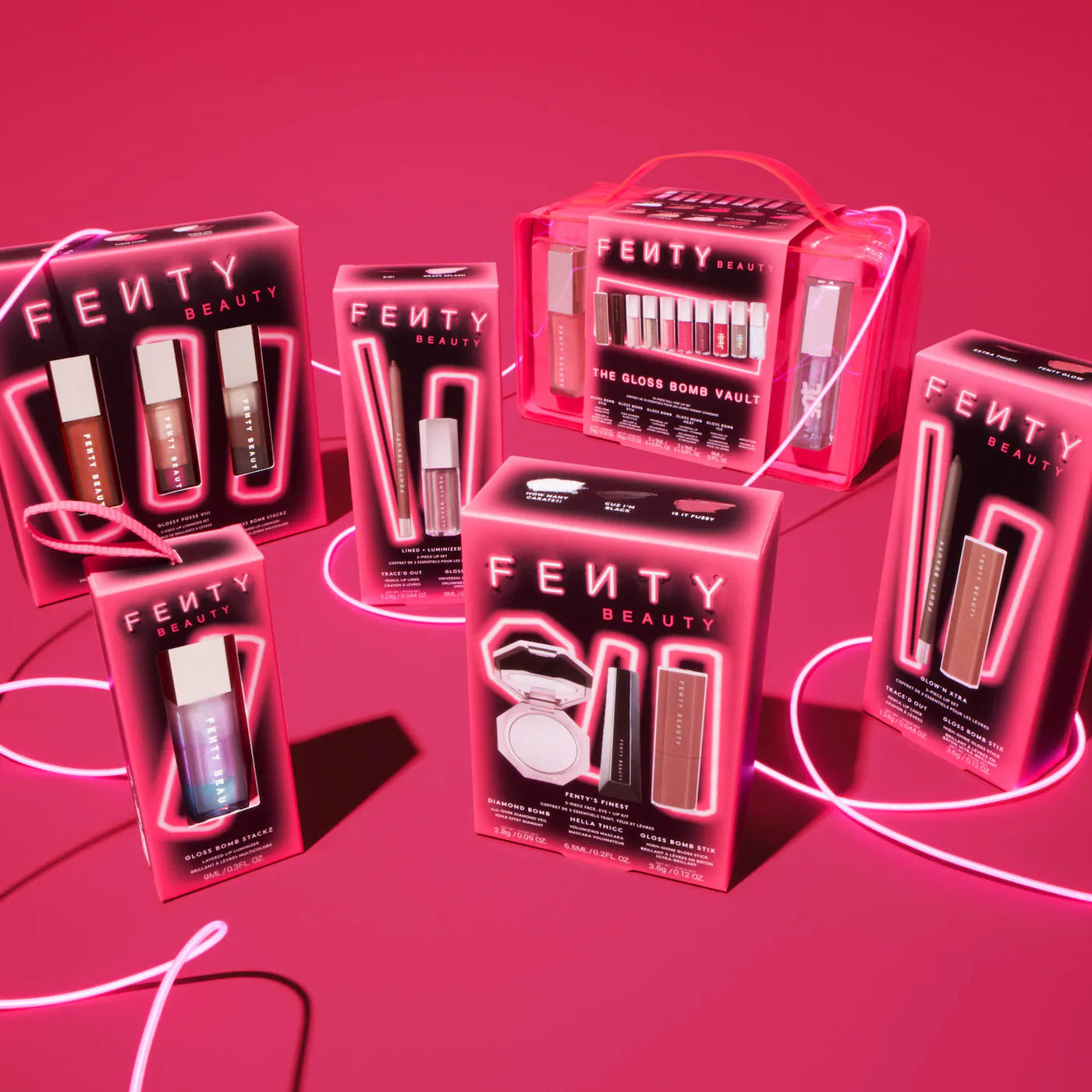 Pre Venta: Fenty Beauty by Rihanna | Glossy Posse VIII 3-Piece Lip Luminizer Set
