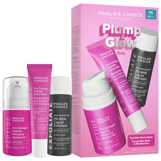 Pre Venta: Paula's Choice | Plump & Glow 3-Step Kit for Clear, Firm Skin