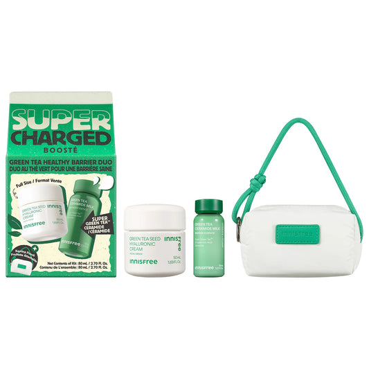 Pre Venta: innisfree | Green Tea Supercharged Set for Hydration & Skin Barrier Support