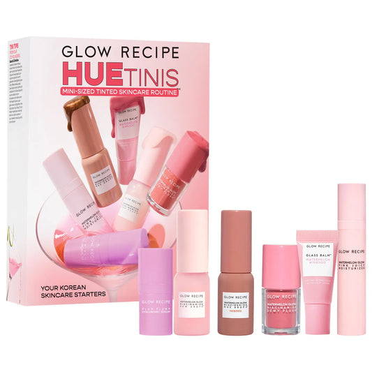 Pre Venta: Glow Recipe | Huetinis Mini Tinted Skincare Set