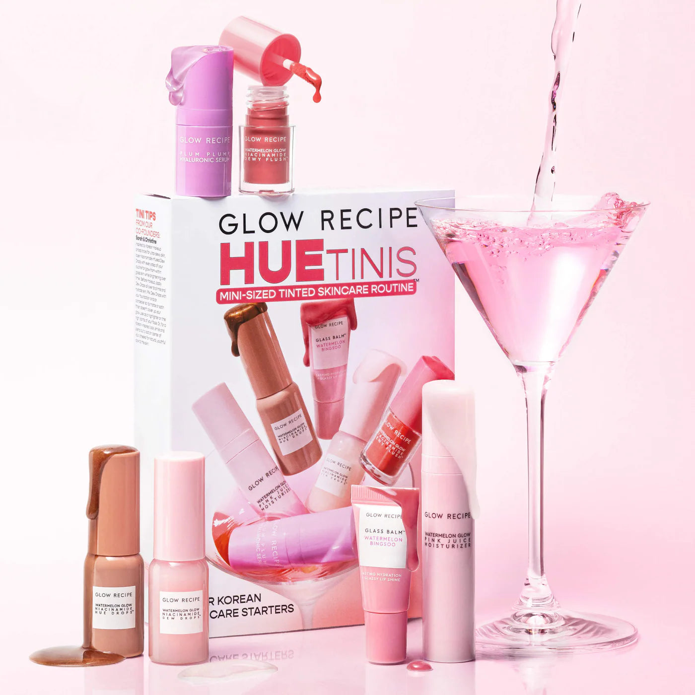 Pre Venta: Glow Recipe | Huetinis Mini Tinted Skincare Set