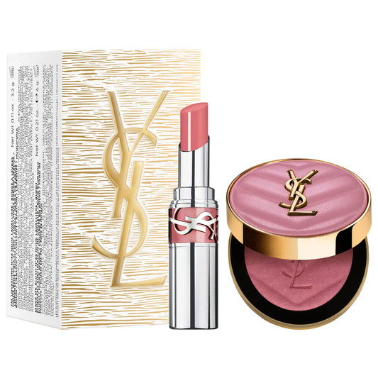 Pre Venta: Yves Saint Laurent | YSL Iconic Pink Make Me Blush & Loveshine Lip Oil Stick Set
