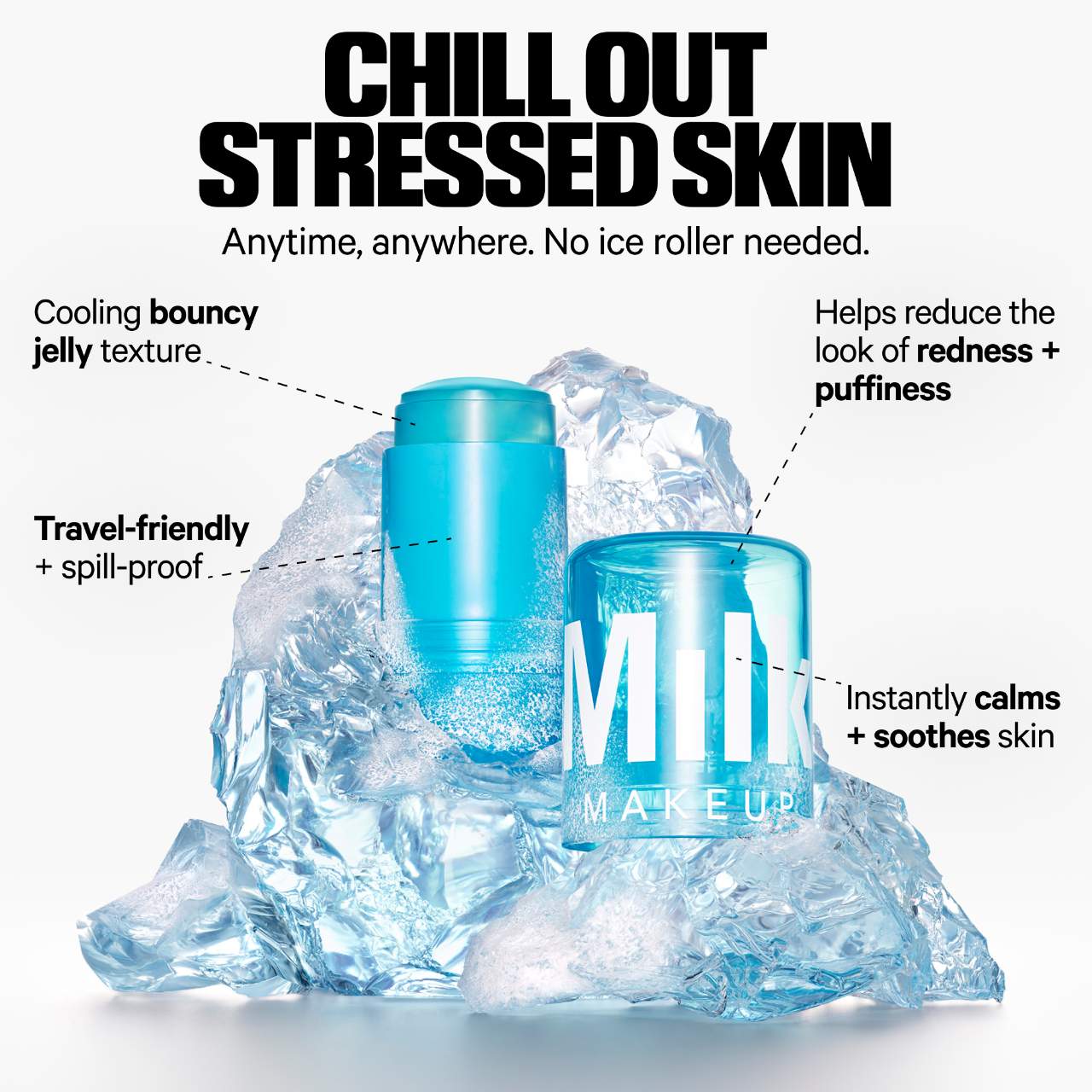Pre Venta: Milk Makeup | Cooling Water Jelly Ice Soothing Serum Stick with Niacinamide