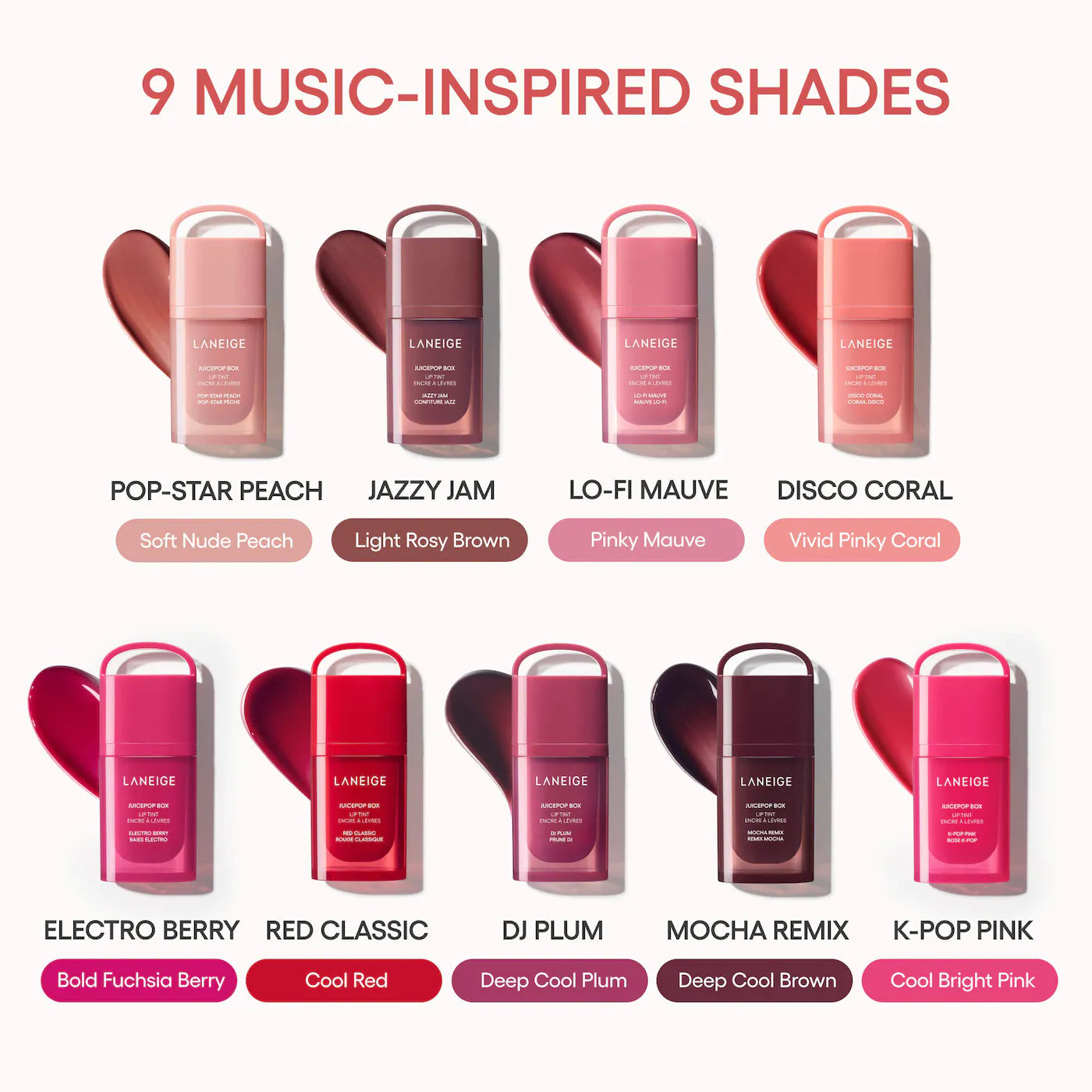 Pre Venta: Laneige | JuicePop Box Hydrating & Lightweight Oil Lip Tint