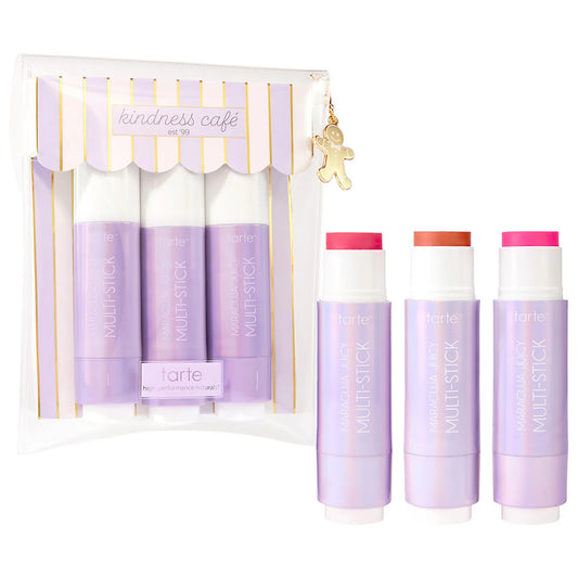 Pre Venta: Tarte | cheek soufflé maracuja juicy blush and lip multi-stick trio
