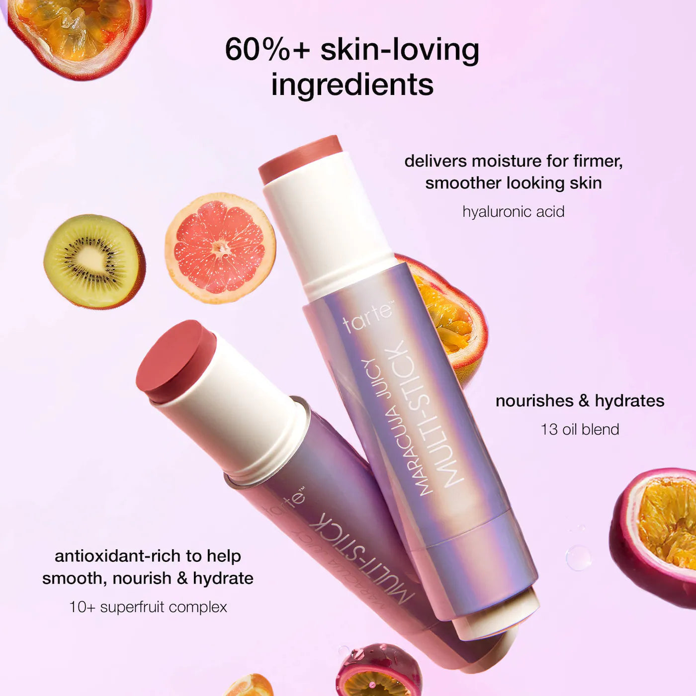 Pre Venta: Tarte | cheek soufflé maracuja juicy blush and lip multi-stick trio