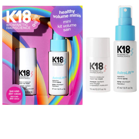 Pre Venta: K18 Biomimetic Hairscience | Healthy Volume Minis Hair Gift Set