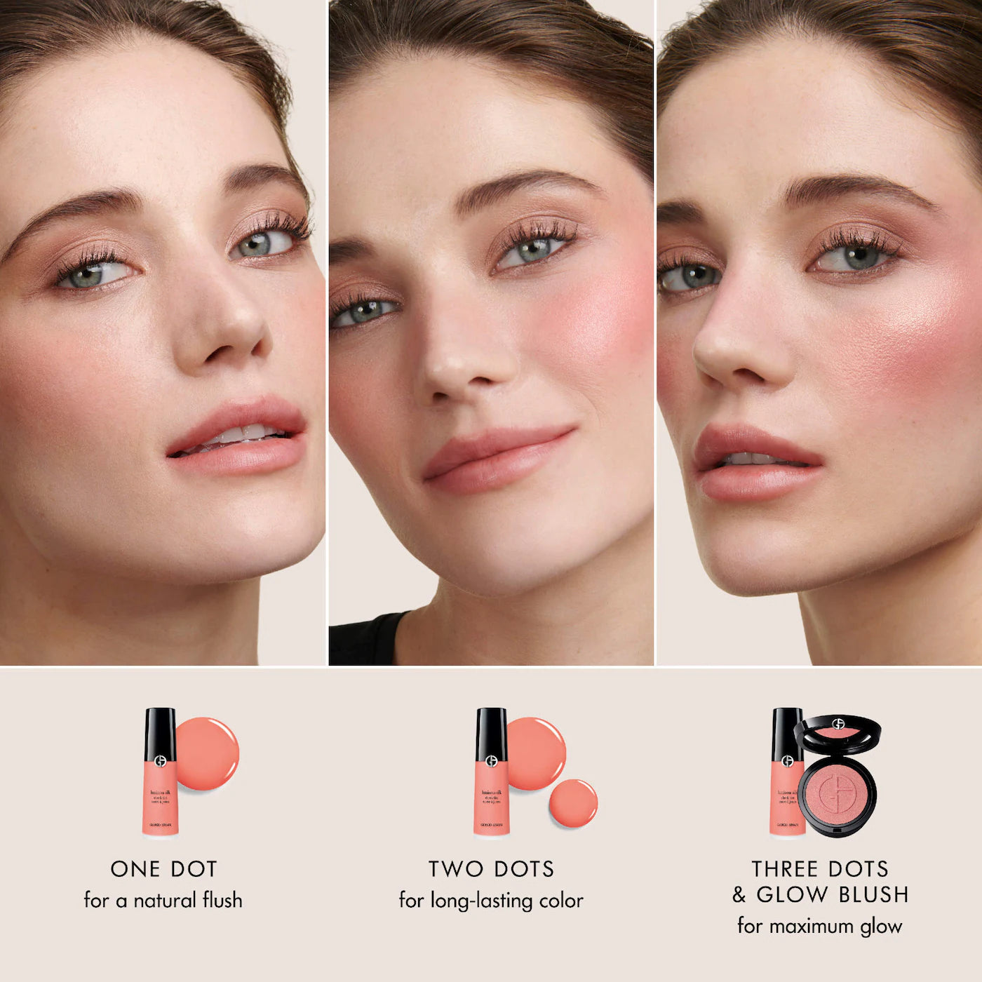 Pre Venta: Armani Beauty | Luminous Silk Cheek Tint Liquid Blush Duo Set