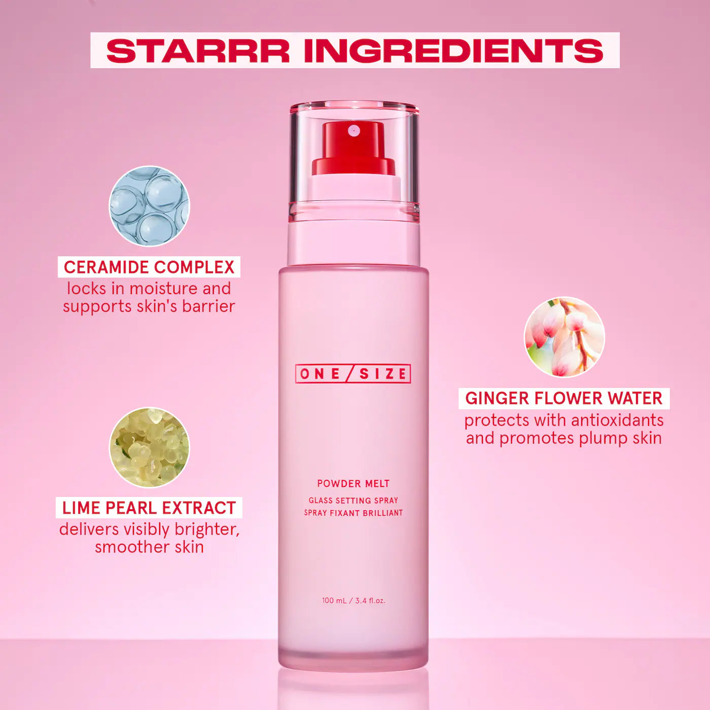 Pre Venta: ONE/SIZE by Patrick Starrr | Powder Melt Glass Setting Spray